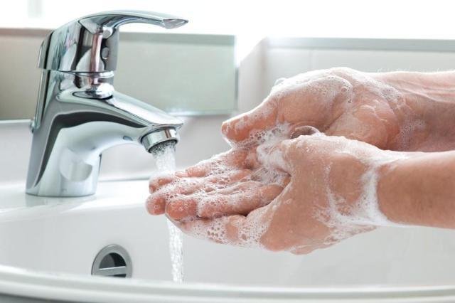 Mantenha sempre as mãos limpas